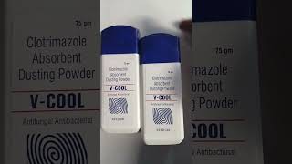 Vcool powder antifungal antibacterial clotrimazole dusting powder benefits fayada [upl. by Lavona]