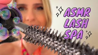 ASMR Lash Spa Soothing Eyelash Wash Mascara amp Fake Lash Application Tingles to Sleep 💤 [upl. by Lejna]