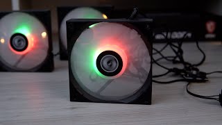 Lian Li ST120 RGB Fans Unboxing and Review [upl. by Scheer]