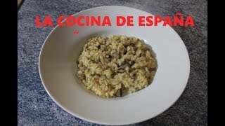 RECETA DE RISOTTO CON SETAS [upl. by Drogin]