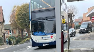 KICKDOWN Stagecoach Midlands Scania N230UD ADL Enviro400 15606 KX59 BBN on Route 50 [upl. by Sivrad]