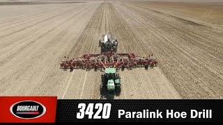 Bourgault 3420 Paralink Hoe Drill  80 amp 100 foot Seeding Systems [upl. by Ydolem]