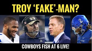 Cowboys Fish at 6 Live Micahs Odds Aikmans Fake Ashton Jeantys Dream Draft [upl. by Aihsenor104]