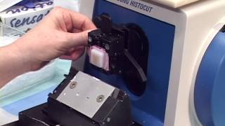 Leica Jung 820 Histocut Rotary Microtome Part 1 [upl. by Yffat]