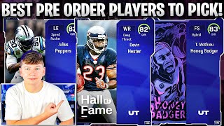 THE BEST PRE ORDER PLAYERS TO PICK IN MADDEN 25 ULTIMATE TEAM AND A HUGE TEAM CHEM CHANGE [upl. by Anialad]