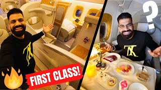 Flying Alone In Emirates First Class🔥🔥🔥 [upl. by Marylinda954]