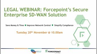 How Forcepoint Secures SD WAN [upl. by Ahsiadal]