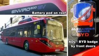 Londons new BYD ADL SEe Battery Electric buses [upl. by Cornell]