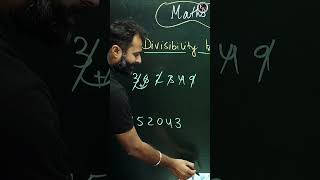 Divisibility Short Trick For 9 divisibilityrule divisibility mathstricks [upl. by Haimirej]