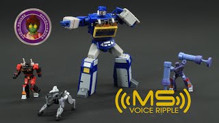 Stop Motion Review 117  Magic Square Voice Ripple and Tapes Team 3rd Party Legends Soundwave [upl. by Enilkcaj201]