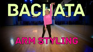 Bachata Ladies Arm Styling Easy To Follow Practice Routine [upl. by Grosz]