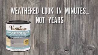 Get a Weathered Wood Look in Minutes with Varathane Weathered Wood Accelerator [upl. by Agathy559]