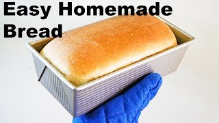 How to make Homemade Bread  EASY Recipe [upl. by Riay]