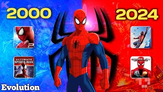 Top 15 Best SpiderMan Games For Android  Evolution Of Spider Man Games  Part 2 [upl. by Nicolle]