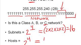 16 How to Find the Number of Subnets Valid Hosts [upl. by Selfridge]