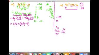 Factoring Quadratics with Bridge Method AC Method [upl. by Alet548]