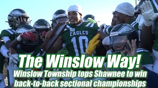 Winslow Township 32 Shawnee 8  HS Football  South Group 4 Final  Cam Miller 2 TDs [upl. by Jardena]