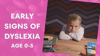 Early Symptoms of Dyslexia Ages 05 [upl. by Asum]