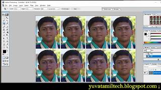 How To Make Passport Size Photo in Photoshop 70 in Tamil YuvaTamilTech [upl. by Seldun934]