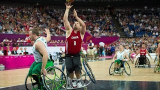 Wheelchair Basketball  AUS vs CAN  Mens Final  London 2012 Paralympic Games [upl. by Nanam]