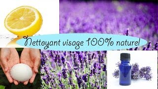 DIY nettoyant visage citron et lavande facile [upl. by Akerahs]