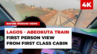 Lagos to Ibadan Railway View from First Class Cabin [upl. by Wiskind]