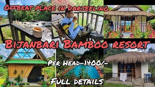 Bamboo resort bijanbari offbeat place in Darjeeling full detail video bijanbari Bamboo resort [upl. by Tengdin]