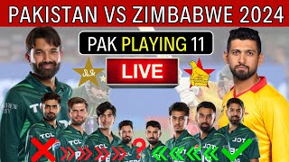 Pakistan playing 11 vs Zimbabwe 1st ODI Match  Pakistan vs Zimbabwe  Pakistan Playing 11 [upl. by Aniretake144]