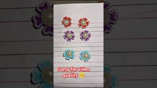 Diy cute earing earings [upl. by Kelwin731]