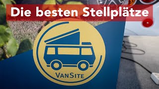 Die atemberaubendsten WohnmobilStellplätze buchen in ganz Europa mit der VANSITE App [upl. by Carmelita101]