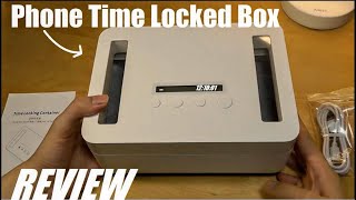 REVIEW Vaydeer Time Locked Box  Time Capsule  Break Phone Addiction [upl. by Proud]