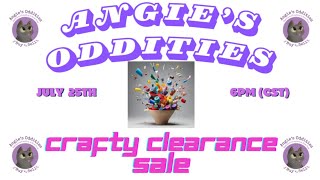 Crafty Clearance Sale with Angie [upl. by Zevahc]