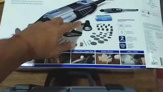 Dremel 4000 con aditamentos de corte prueba en placa de yeso [upl. by Fay]