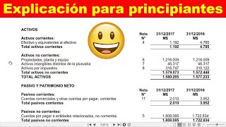 Como LEER un BALANCE GENERAL contabilidad para no contadores [upl. by Valentine]