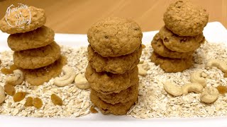 Easy Oatmeal Raisin Cookies Recipe [upl. by Ydnam]