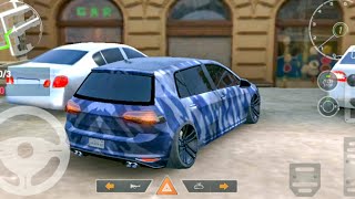 Real Car Parking 2  Driving Volkswagen Golf  Car Games Android Gameplay [upl. by Hume489]