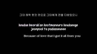 ENG Sung Si Kyung  사랑이겠죠 It Must Be Love ft Kim Jo Han [upl. by Hildegaard]