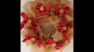 Ghirlanda Fiocchi di sole  DIY Wreath [upl. by Ailedua]