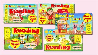 Reading  Short Vowels Compilation  aeiou  Phonics Mix [upl. by Kumar]