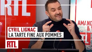 Cyril Lignac  la recette de la tarte fine aux pommes [upl. by Einatirb]