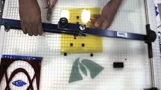 How to Cut Glass Using The Cutters Mate  Delphi Glass [upl. by Asiralc]