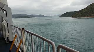 Interislander Ferry MV Kaitaki leaving Picton [upl. by Ahcim]