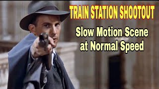 THE UNTOUCHABLES  TRAIN STATION SHOOTOUT  Slow Motion Scene at Normal speed [upl. by Zeena210]