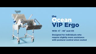 Aquatec Ocean VIP Ergo TiltinSpace Shower Chair Commode [upl. by Htir799]