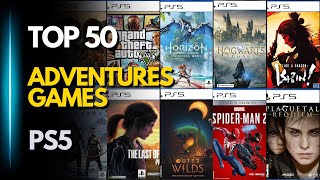 Top 50 Best Adventure Games for PS5 2024 [upl. by Assened]