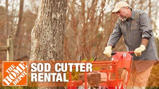 Classen Sod Cutter Rental  The Home Depot [upl. by Ecaidnac645]