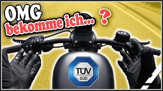 Bekomme ich TÜV  Flacher Lenker Iron 883 MotoVlog [upl. by Annerb148]