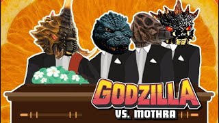 Godzilla vs Mothra  Coffin Dance Meme Song Cover [upl. by Naginnarb481]