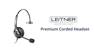 Leitner Corded Headset [upl. by Hacceber]