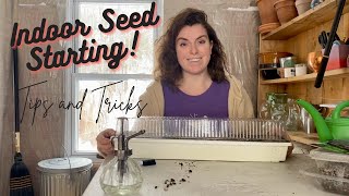 Lets Start SeedsIndoor Seed Starting Tips and Tricks [upl. by Vershen]